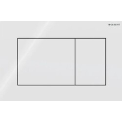 Клавиша смыва Sigma 01 Square 115.660.11.1 белый Geberit - зображення 1