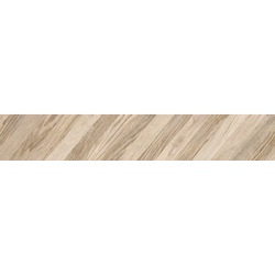 Плитка керамогранитная Wood Chevron Right бежевый 150x900x10 Golden Tile - зображення 1