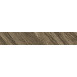 Плитка керамогранитная Wood Chevron Left коричневый 150x900x10 Golden Tile - зображення 1