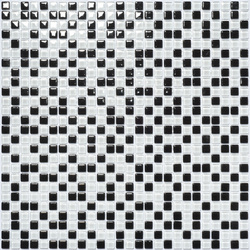Мозаїка GM 410009 C2 Black-White 300х300х4 Котто Кераміка - зображення 1
