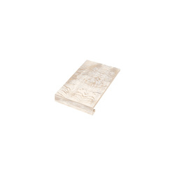Сходинка кутова ліва з капіносом SZBXLV1BRP1 Legno Bianco 150-35×345×9,2 Zeus Ceramica - зображення 1