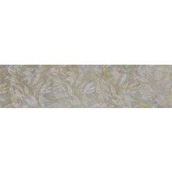 Плитка керамогранітна Softcement Silver Decor Flower RECT 297x1197x8 Cerrad - зображення 1