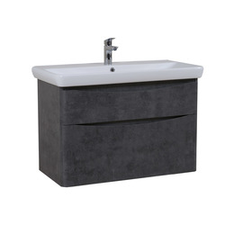 Шафка з умивальником Амеріна Темний мармур Belo 100, Аква Родос - зображення 1