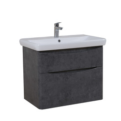Шафка з умивальником Амеріна Темний мармур Belo 80, Аква Родос - зображення 1