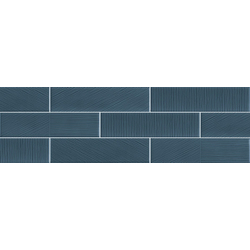 Плитка настенная Decorline Stripebrick Blue 73x300x9,4 Sant'agostino - зображення 1