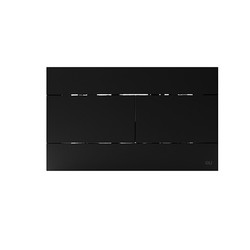 Клавиша смыва SLIM Black Soft-touch (659055), OLI - зображення 1