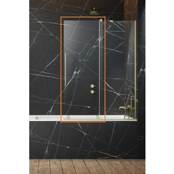 Шторка для ванни Furo Brushed Gold PND II 1000 L RADAWAY - зображення 1