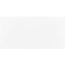 Плитка настенная Tutto Bianco Patchwork белый сатин 300x600x9 Golden Tile - зображення 1