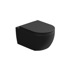 Унітаз підвісний Like Eco Clean з кришкою soft-close Black matt GSG Ceramic Design - зображення 1