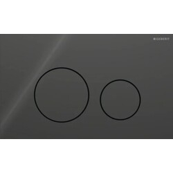 Кнопка зливу Sigma 40 Round 115.628.SJ.1 Black Geberit - зображення 1