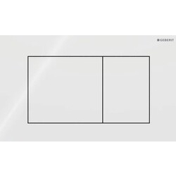 Кнопка зливу Sigma 40 Square 115.629.SI.1 Білий Geberit - зображення 1
