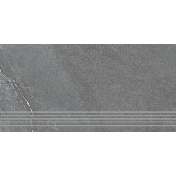 Ступень прямая Stonehenge Темно-серый NAT 297x597x8,5 Nowa Gala - зображення 1