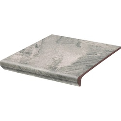 Сходинка з капіносом пряма Mattone Pietra Grafit 300x330 Paradyz - зображення 1