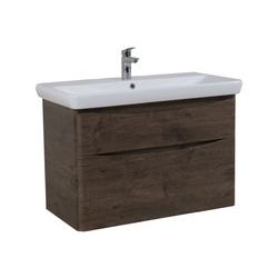 Шафка з умивальником Амеріна Каштан Belo 100, Аква Родос - зображення 1