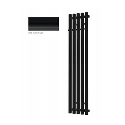 Рушникосушка Rolo Hanger 1200x260 Ral 9005 matt WGROW120026K9M5SX Terma - зображення 1