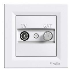 Розетка TV-SAT конечная Белый ASFORA (EPH3400421), Schneider Electric - зображення 1