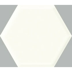 Декор Uniwersalny Heksagon White STR 171x198x9 Paradyz - зображення 1