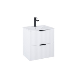 Шкафчик с умывальником Reef 600 White matt A857954529+A3272A3000 Roca - зображення 1