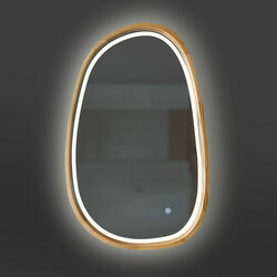 Зеркало Dali Slim LED 550x850 Natural Oak Luxury Wood - зображення 1