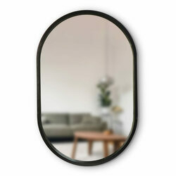 Зеркало Freedom Slim 500x800 Black Luxury Wood - зображення 1