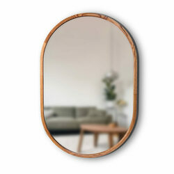 Зеркало Freedom Slim 600x900 Mahogany Luxury Wood - зображення 1