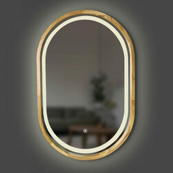 Зеркало Freedom Slim LED 450x750 Natural Oak Luxury Wood - зображення 1