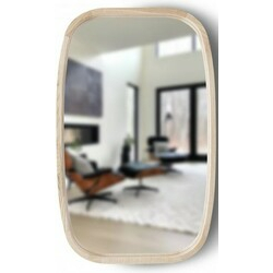 Зеркало New Art Slim 500x800 White Luxury Wood - зображення 1
