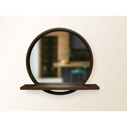 Зеркало Sunrise с полочкой D600 Venge Luxury Wood - зображення 1