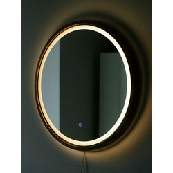 Зеркало Perfection Slim LED D550 Natural Dark Luxury Wood - зображення 1