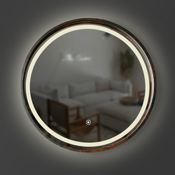 Зеркало Perfection Slim LED D550 Venge Luxury Wood - зображення 1