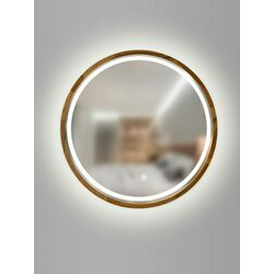 Зеркало Perfection Slim LED D550 Natural Walnut Luxury Wood - зображення 1