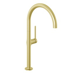 Змішувач для кухні Reef 50803N075 брашоване золото Kludi - зображення 1