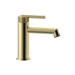 Смеситель для умывальника ORI золотой брашированный 08010GN EMPORIA - зображення 1