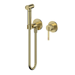 Гигиенический душ ORI золотой брашированный 08021GN EMPORIA - зображення 1