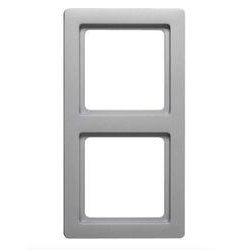 Рамка 2-місна Berker Q1 Алюміній 10126084 Hager - зображення 1