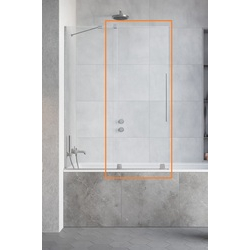 Шторка для ванни Furo Brushed Nickel PND II 1000 L RADAWAY - зображення 1