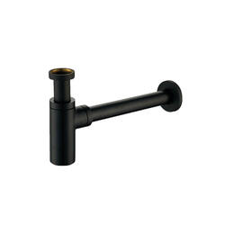 Сифон для умывальника черный matt HF6009-BC EMPORIA - зображення 1
