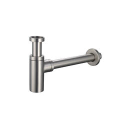 Сифон для умывальника никель брашированный HF6009-BNM EMPORIA - зображення 1