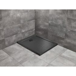 Душовий піддон Doros F 120x90 Stone Black RADAWAY - зображення 1