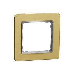 Рамка 1-місна Матове Золото Sedna Design & Elements (SDD371801), Schneider Electric - зображення 1