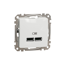 Розетка USB A+A 2,1A Білий Sedna Design & Elements (SDD111401), Schneider Electric - зображення 1