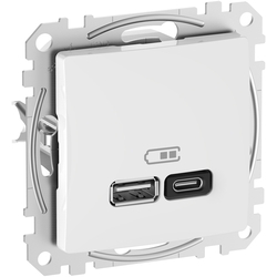 Розетка USB A+C 3A Білий Sedna Design & Elements (SDD111404), Schneider Electric - зображення 1