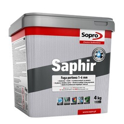 Затирка для швів Sopro Saphir 9502 срібно-сіра №17 (4 кг) - зображення 1
