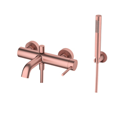 Змішувач для ванни FLY мідь брашована ZESTAW-FLY-27-BRG EMPORIA - зображення 1