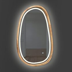 Зеркало Dali Slim LED 600x900 Natural Oak Luxury Wood - зображення 1