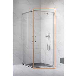Душова кабіна (половина) Premium Pro Chrome KDD 100 R RADAWAY - зображення 1