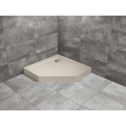 Душовий піддон Doros PT Compact 90x90 Stone Cashmere RADAWAY - зображення 1
