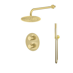 Душова система FLY золотий брашований ZESTAW-FLY-20-GN EMPORIA - зображення 1