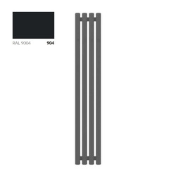 Рушникосушка Rolo Hanger E 1200x260 Ral 9004 WLROW120026K904E8TS1DXX Terma - зображення 1
