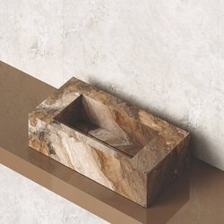 Умивальник керамогранітний зі скошеною чашею SGWTO 900 накладний Котто Кераміка - зображення 1